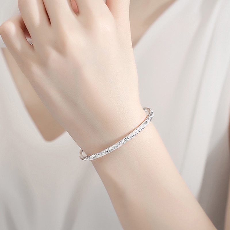 Vòng Tay Mạ Bạc Hình Sao Băng Thời Trang Hàn Quốc