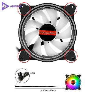 Fan Case Coolmoon M1 Led RGB