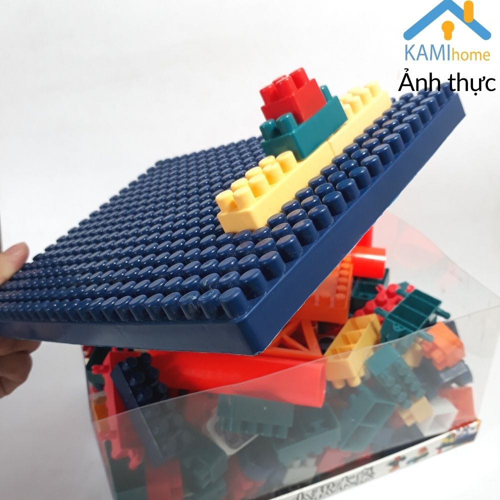 Đồ chơi xếp hình lắp ráp ❤️Kiểu khối gạch nhựa ❤️ lắp ráp ghép khối cho trẻ em sáng tạo