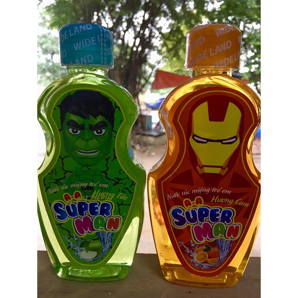 Nước súc miệng trẻ em SUPERMAN chai 250ml