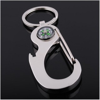 Móc Khóa Kèm La Bàn Có Đồ Móc Vào Quần Áo Tiện Dụng