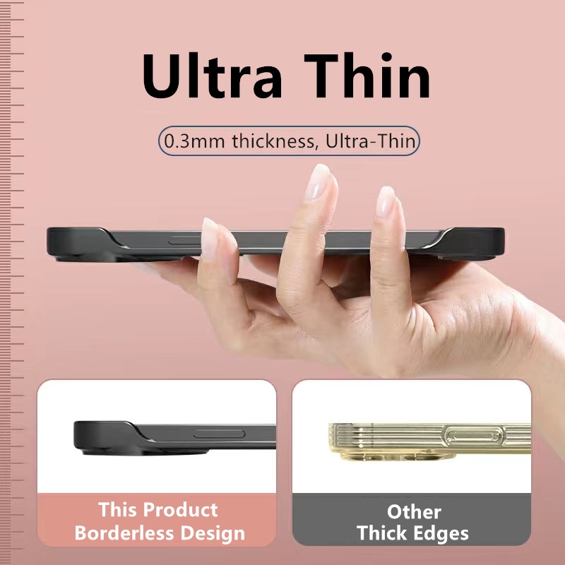 Ốp Điện Thoại PC Cứng Mỏng Tản Nhiệt Sang Trọng Cho iPhone 13 12 11 Pro Max XS Max XR X 13 Pro 12 Pro Max