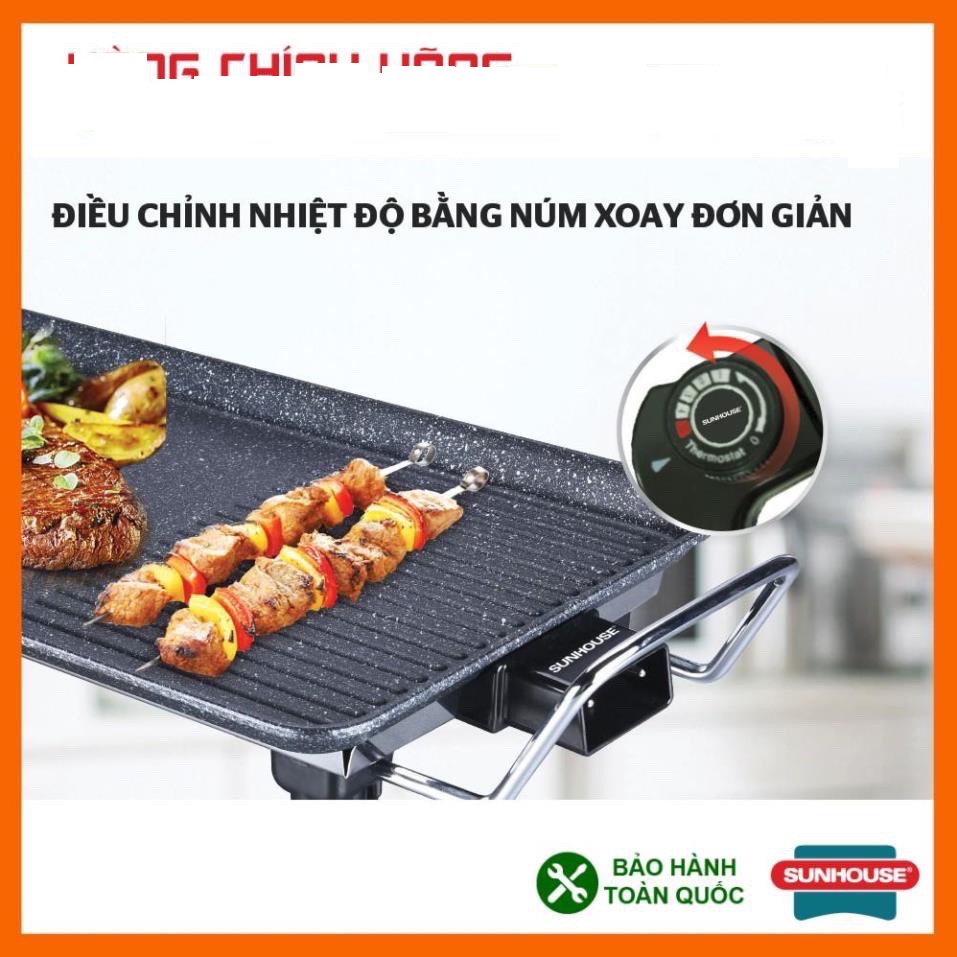 Bếp nướng điện SUNHOUSE SHD4607, Bếp nướng Sunhouse SHD4607 tốc độ nướng nhanh, tiết kiệm điện năng