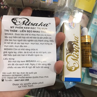 serum chấm mụn nhau thai cừu MISAKA
