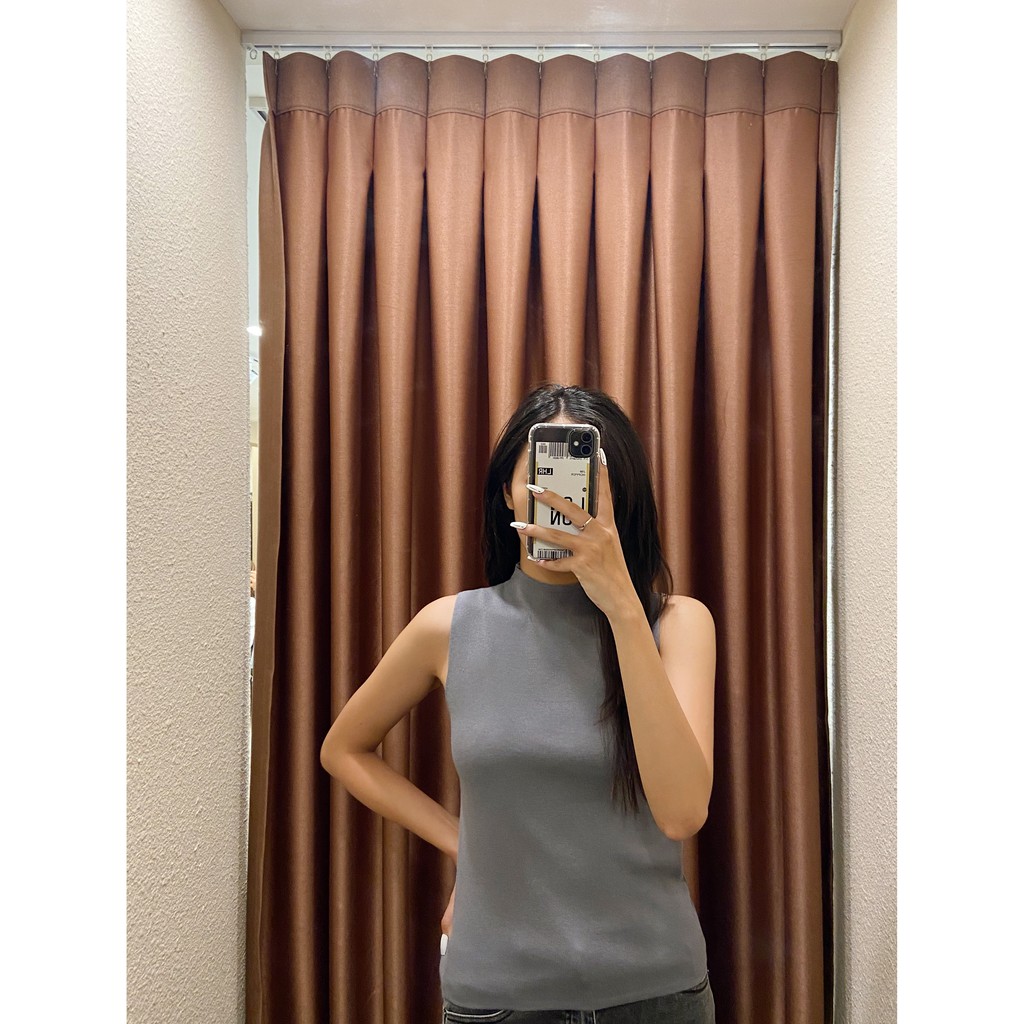 ÁO LEN KHÔNG TAY CỔ CAO / AE0017 | BigBuy360 - bigbuy360.vn