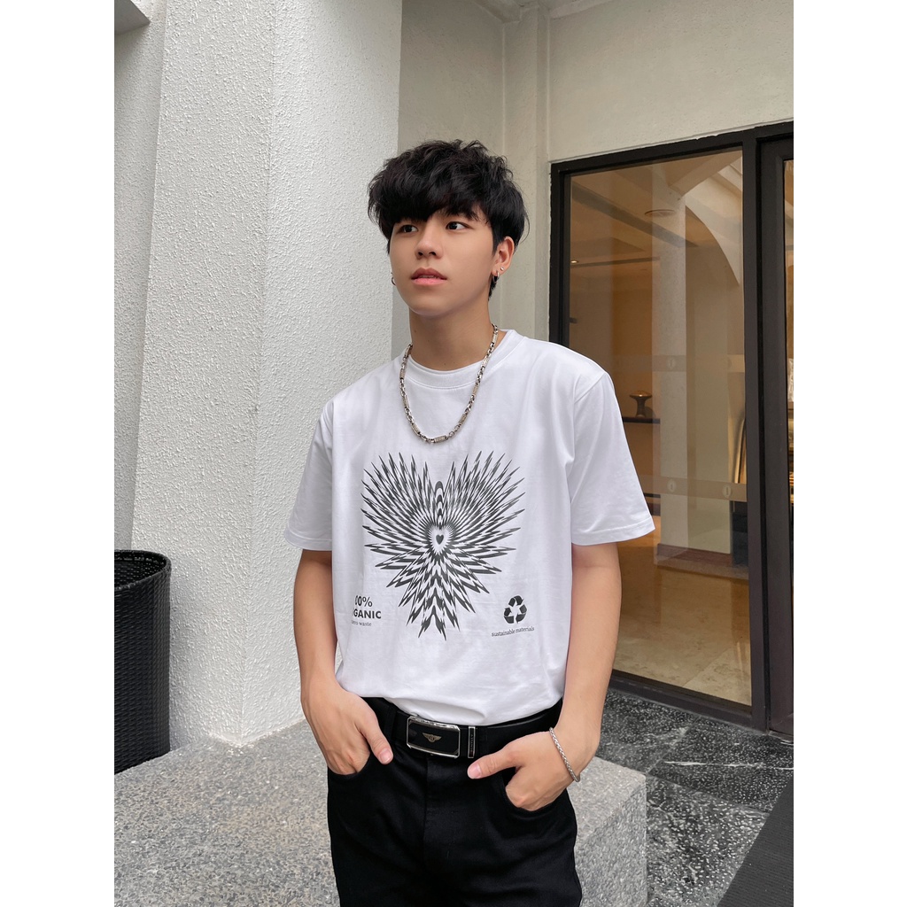 Áo ZOMBIE® Heart Tee in White