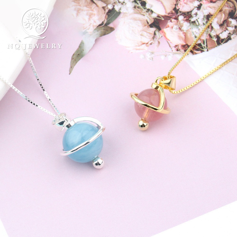 Charm bạc dùng gắn hạt làm mặt dây chuyền hình chuông doremon - NQ Jewelry