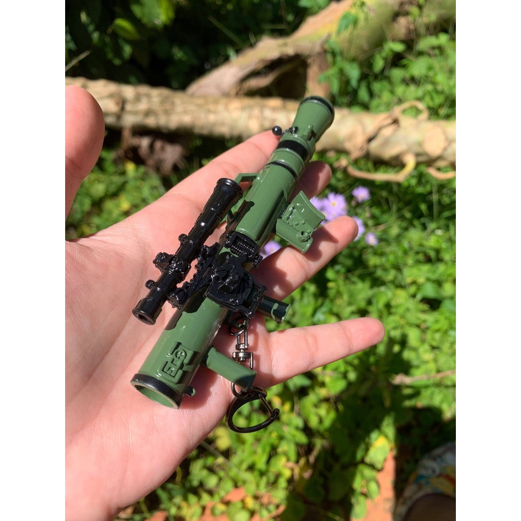 [ Tặng đế ][ 14cm ] Mô hình hợp kim M3E1 Chống Trực Thăng - PUBG - Baystore
