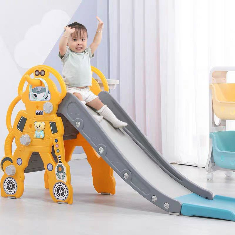 CẦU TRƯỢT CHO BÉ MẪU KHỦNG LONG, ROBOT CHỊU LỰC SIÊU BỀN CAO CẤP