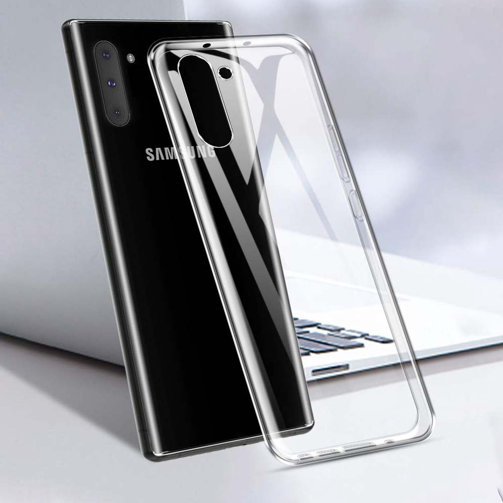 Soft Clear Case Samsung Galaxy Note 20 20Ultra 10Plus 10 9 8 5 10Lite S10Plus S9 Luxury Ultra Thin Silicone HD TPU Case Cover