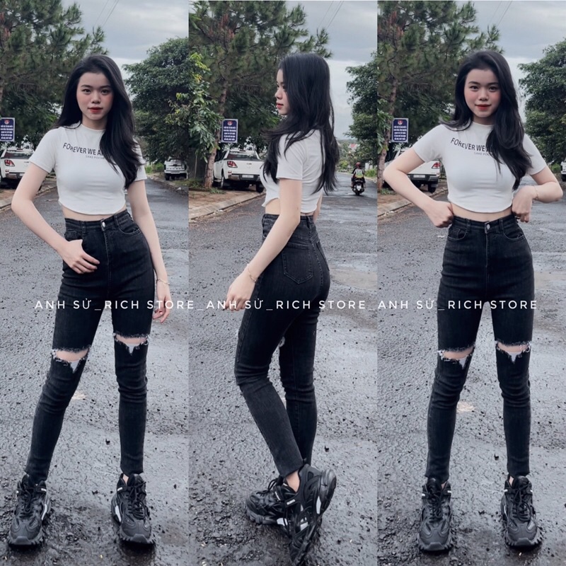 ÁO CROP-QUẦN JEAN