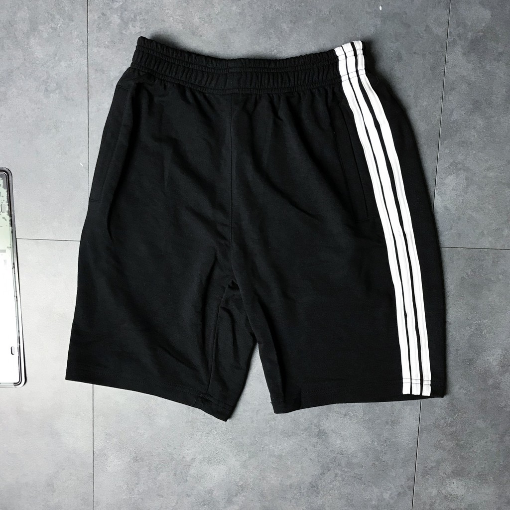 Quần Đùi Nam Thể Thao 3 Sọc, Chất Nỉ Da Cá Bền Bỉ, Mặc Thoải Mái Dễ Chịu | BigBuy360 - bigbuy360.vn