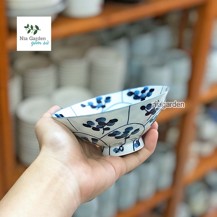 Chén bát ăn cơm gốm sứ hàng nội địa Nhật Bản Nia Gốm Sứ - GS2