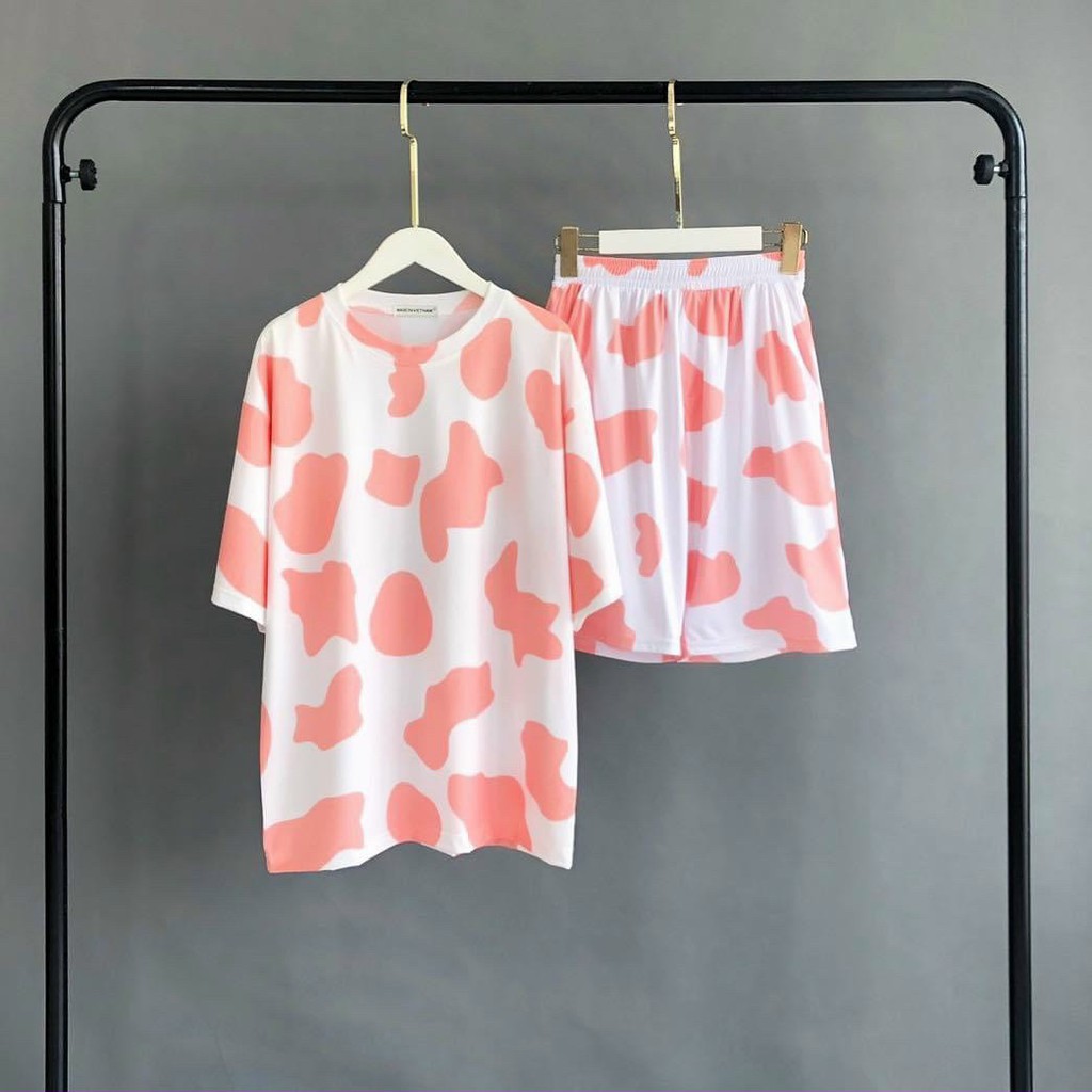Set Bộ Bò Sữa From Rộng Unisex - Lapi VN, Đồ Bộ Mặc Nhà Tay Lỡ  Nam Nữ Đều Mặc Được | BigBuy360 - bigbuy360.vn
