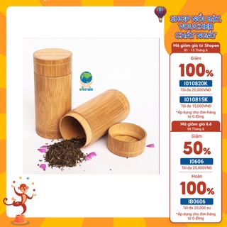 Hộp đựng Trà bằng tre 13,5cm