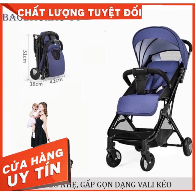 Xe đẩy du lịch gấp gọn như vali có tay kéo Baobaohao Y1 - 2021