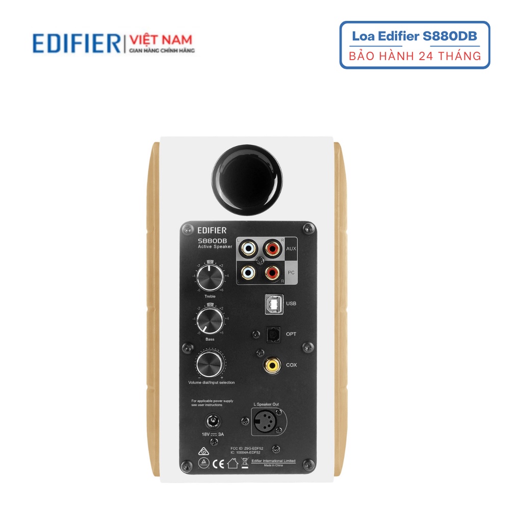 Loa bluetooth Edifier S880DB - Thiết kế đỉnh cao Hires audio Công suất 88W Điều khiển từ xa - Hàng chính hãng