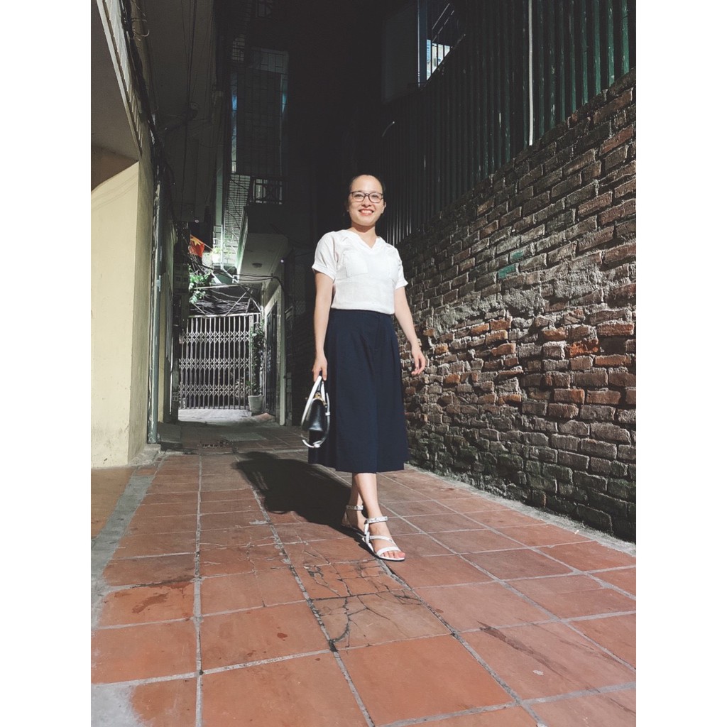 Quần giả váy form rộng dài, dáng công sở , bigsize QV39 _ Mit