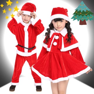 Bộ đồ Noel đỏ cho bé trai và bé gái nhân dịp Giáng sinh / Noel /Christmas