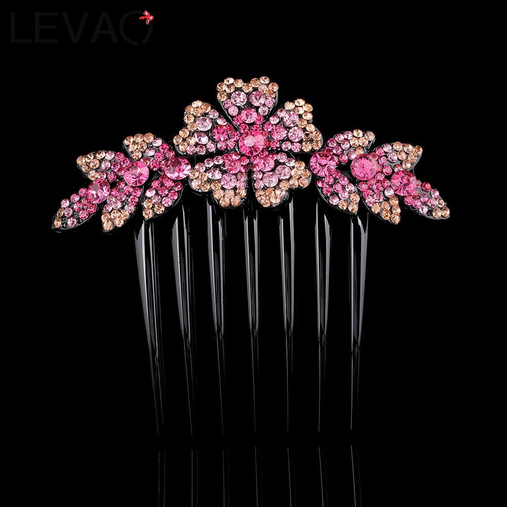 Kẹp Tóc Đính Hoa Pha Lê Xinh Xắn