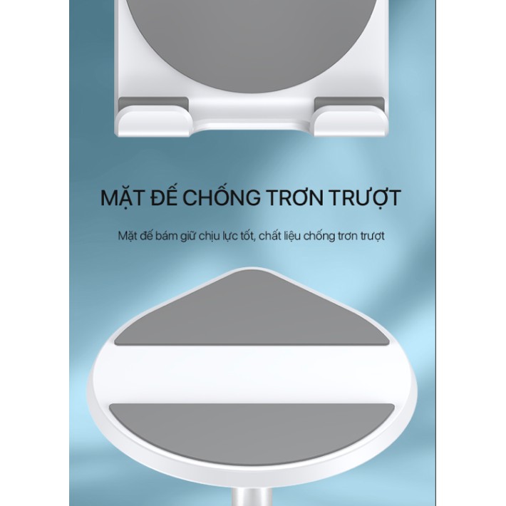 Giá Đỡ Điện Thoại/Máy Tính Bảng Hợp Kim Nhôm Cao Cấp-ROBOT RT-US05-Hàng Chính Hãng