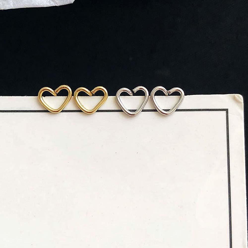 Vanes1 Khuyên Tai Móc Đơn Giản Cá Tính Cho Nữ|Bông Tai Trái Tim Nhỏ Xinh Thời Trang Hàn Quốc