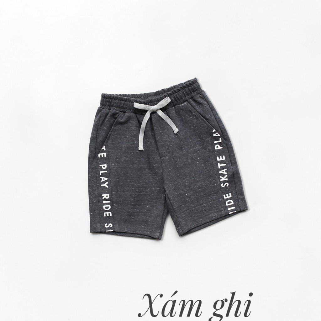 Quần Short Đùi Lửng Bé Trai 10kg-28kg Nexxi, cotton cao cấp, form chuẩn, Trang 25 Kids - K20