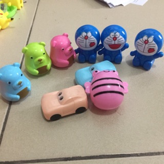 Gọt bút chì hình gấu và cú mèo, chuốt chì