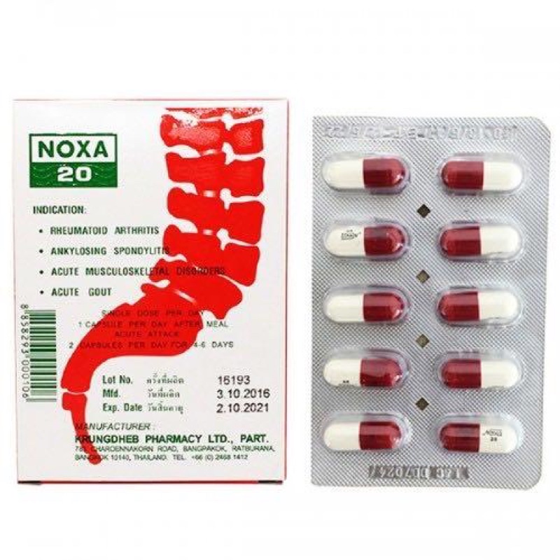 khớp thái lan NOXA ( vỉ 10 viên)