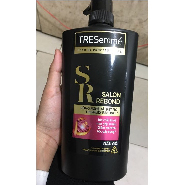 Dầu Gội &amp; Dầu Xả Ngăn Tóc Gãy Rụng TRESemmé Salon Rebond