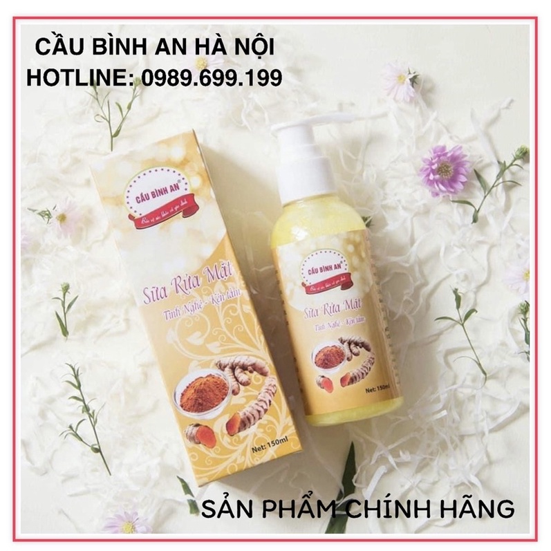 Sữa rửa mặt tinh nghệ kén tằm Cầu Bình An