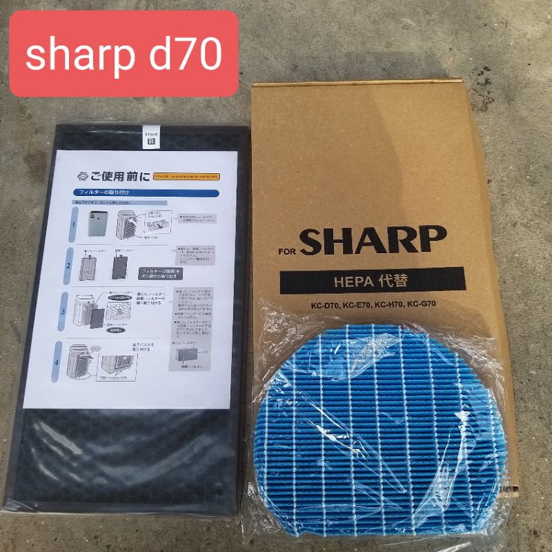 Màng lọc máy lọc không khí Sharp nội địa Nhật màng lọc than, màng lọc hepa (  đủ mã cho máy Sharp )