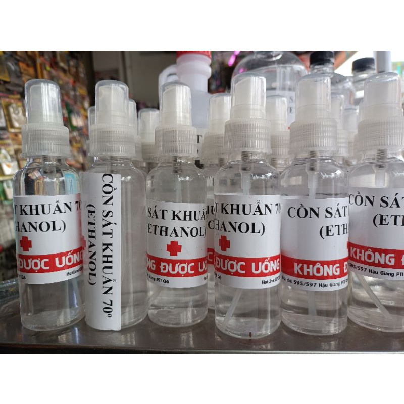 Cồn y tế 70° bỏ túi 100ml