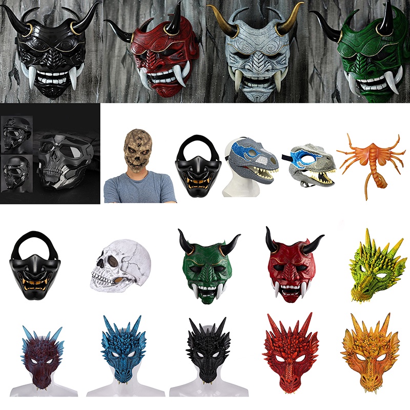 Mặt Nạ Hóa Trang Halloween Nhân Vật Anime Rồng Kinh Dị