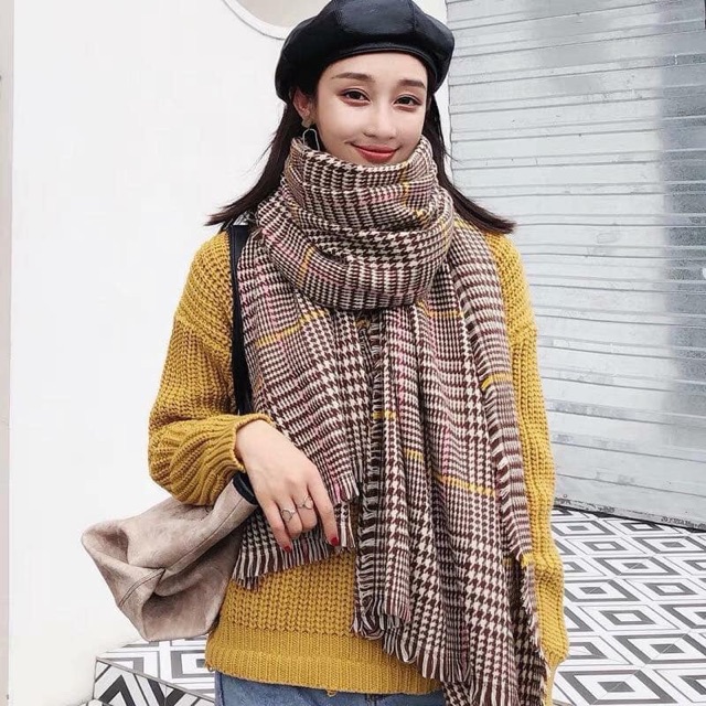 Khăn Len Sợi Dệt