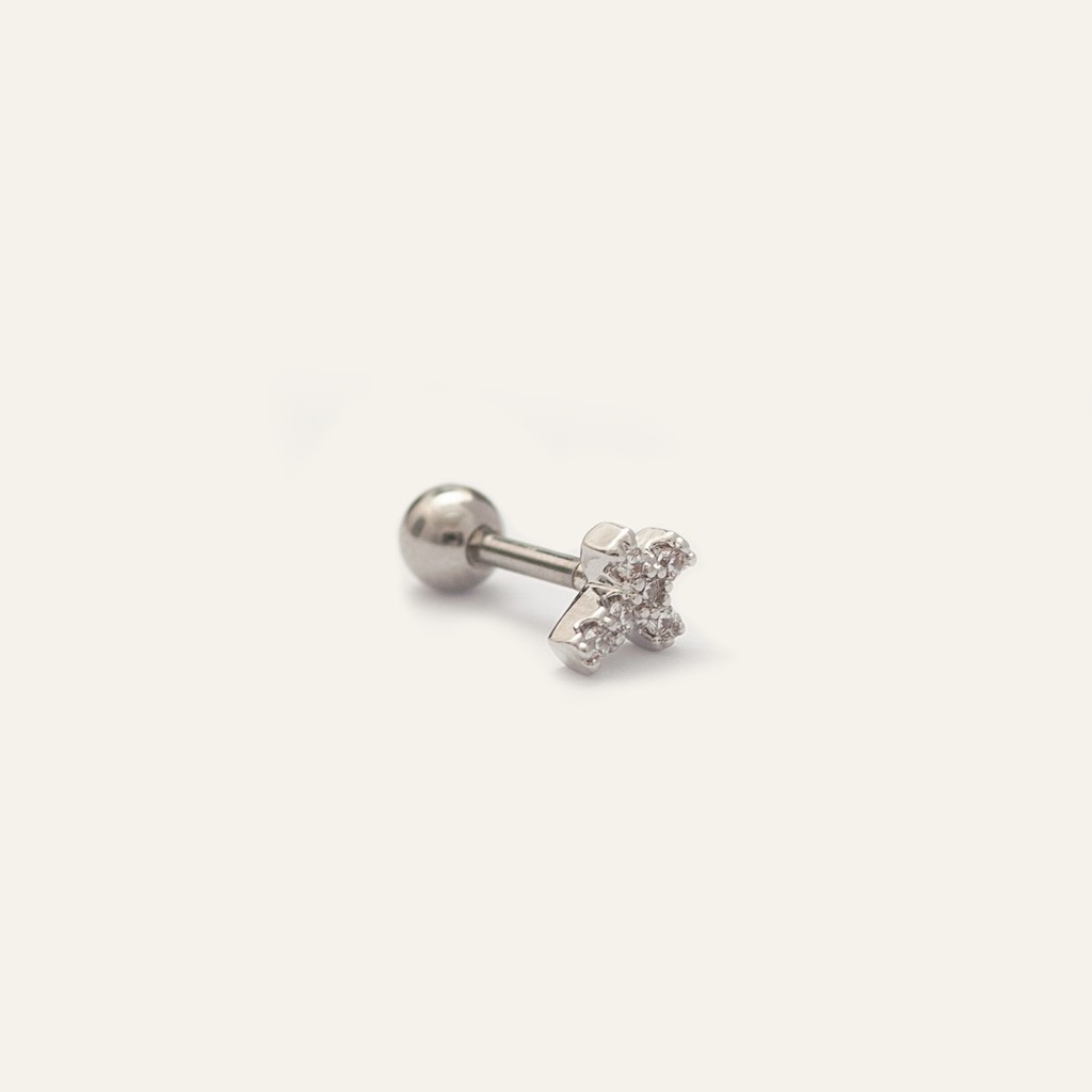 Khuyên tai đá Cross Diamond