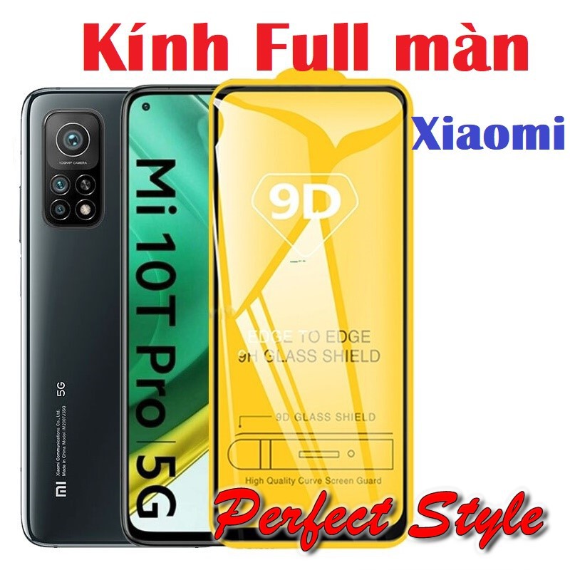 Cường Lực Redmi K30 / k30 pro / k30 ultra / k40 / k40 pro + 21d Note 10 5G Redmi 9 9A  Full Màn Full Keo Không Chấm Liti