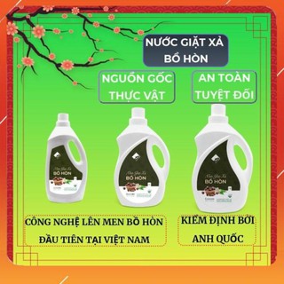 Nước giặt xả Hữu cơ Bồ hòn Ecocare tinh dầu hoa bưởi, Nước giặt hữu cơ tự nhiên kiêm nước xả .