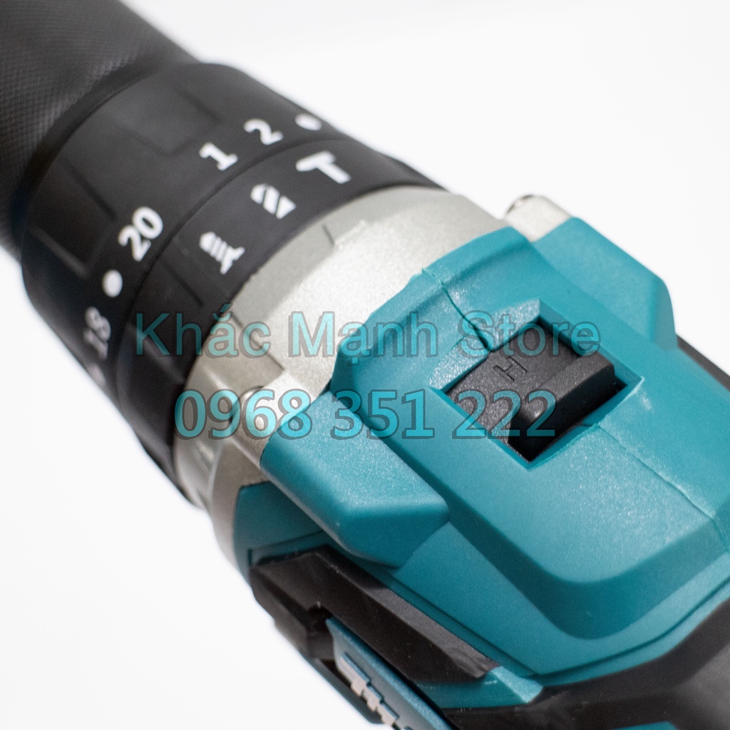 Máy Khoan Pin MAKITA 199v Không Chổi Than, Mô tơ lõi đồng 100%, Tặng bộ phụ kiện