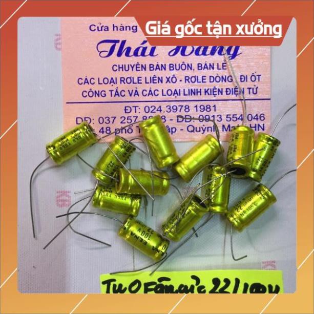 . Tụ không phân cực 22 M/100 v giá 5 chiếc ..