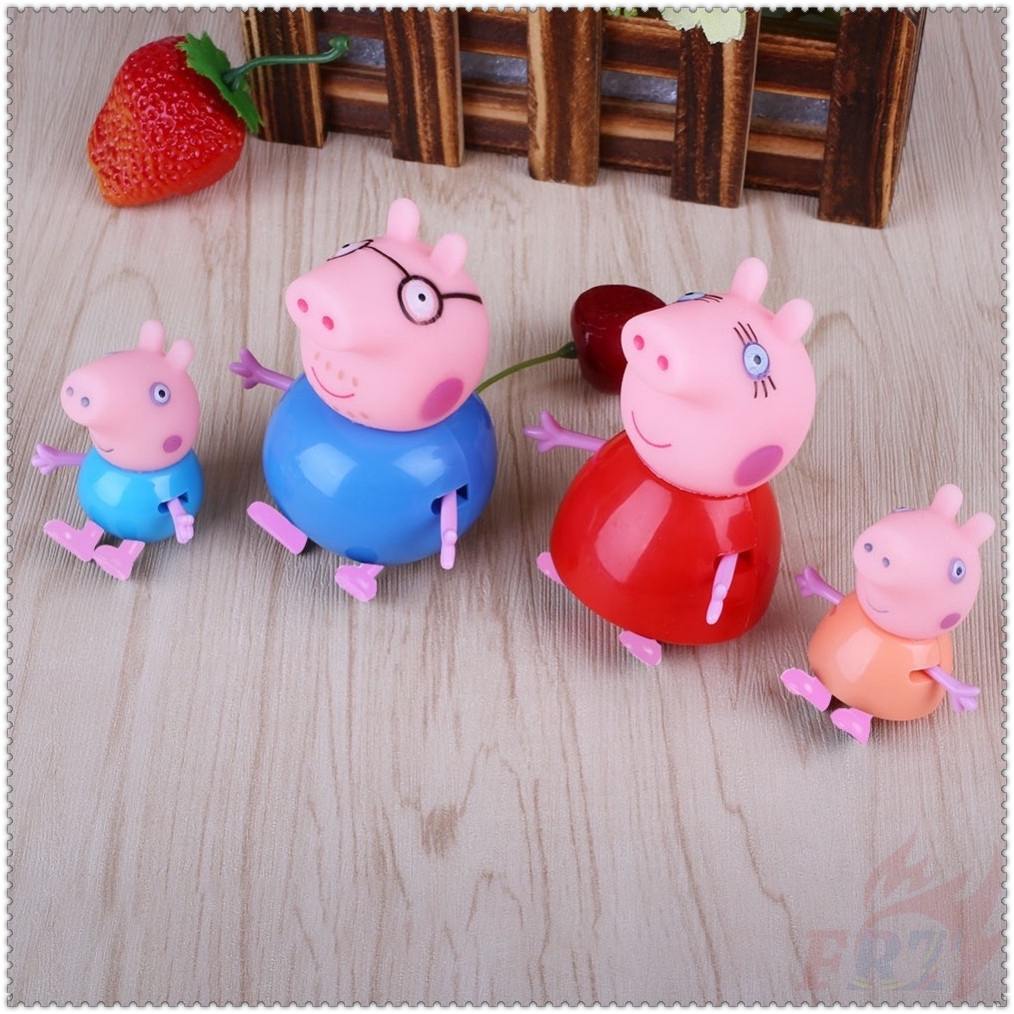 Set 4 Mô Hình Đồ Chơi Nhân Vật Trong Phim Hoạt Hình Peppa Pig "