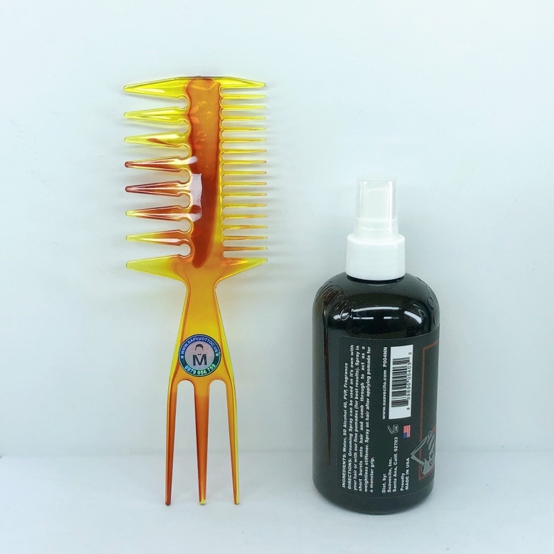 Xịt Dưỡng Tóc , Xịt Tạo Phồng tóc SUAVECITO Grooming Spray - 237ml - Hàng Chính Hãng + Lược Chải Tóc Texture