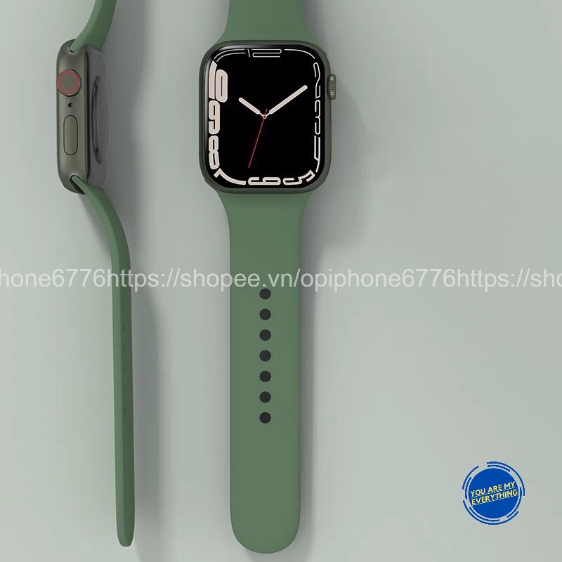 Dây đeo dành cho Apple Watch chất liệu silicon mềm mại size 38/40/42/44