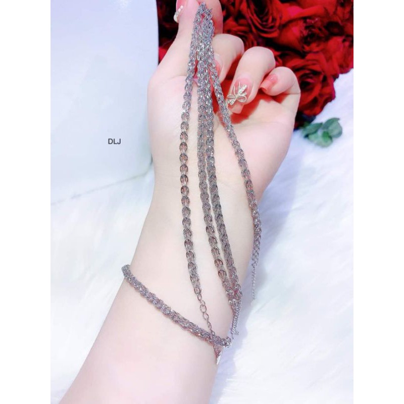 LẮC TAY PHỤNG BẠC Ý XI KIM