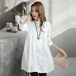 Hoangngan. Áo bầu tay lỡ phong cách Hàn Quốc