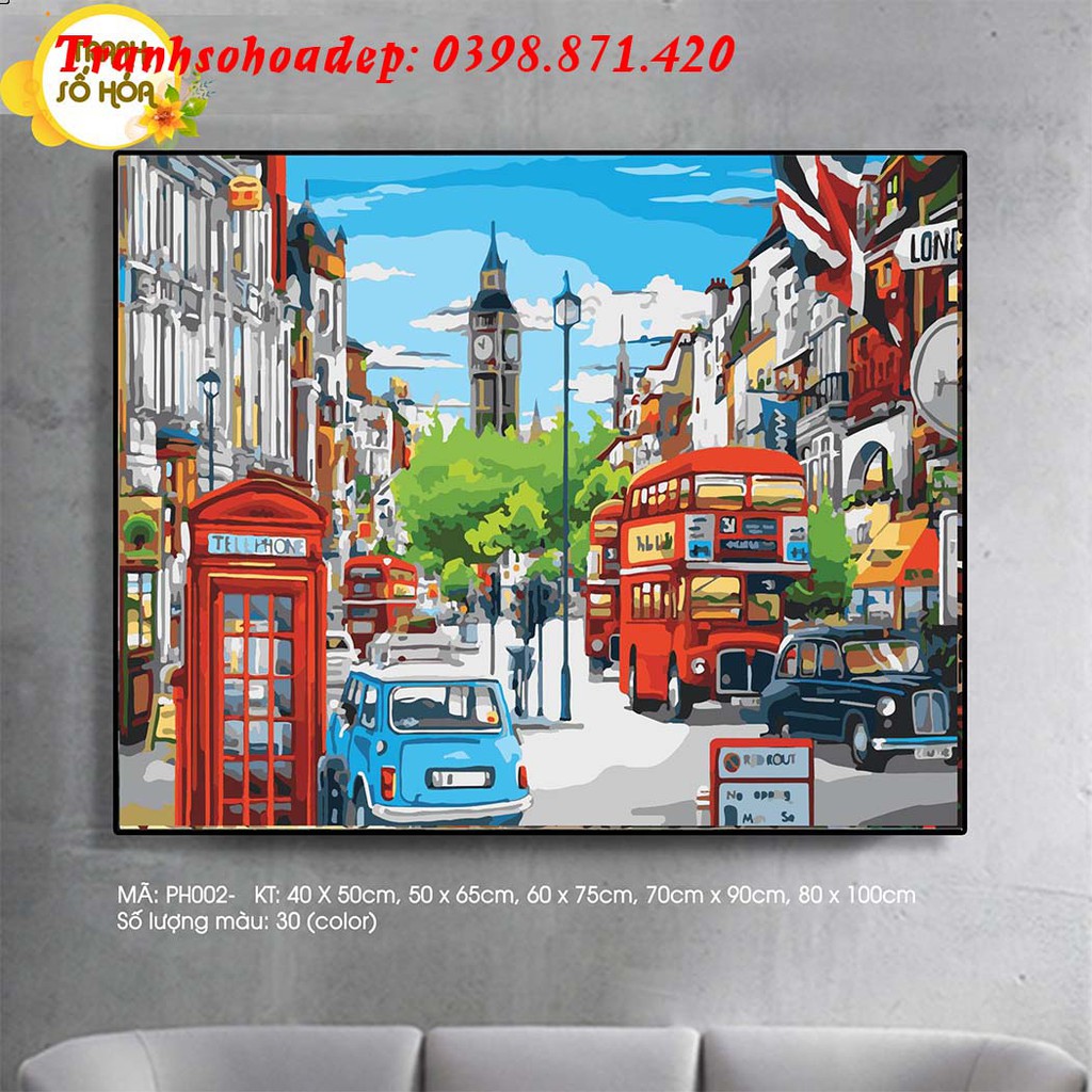 Tranh Sơn Dầu Số Hóa Chủ Đề Đường Phố T Art Gần Gũi Với Cuộc Sống Thường Ngày, Hàng Có Sẵn | BigBuy360 - bigbuy360.vn