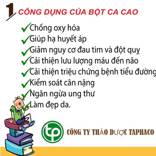 Bột ca cao nguyên chất - tấn phát