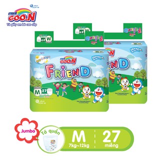 Combo 2 bịch Tã quần Goo.n Friend size đại M27 (54 miếng)