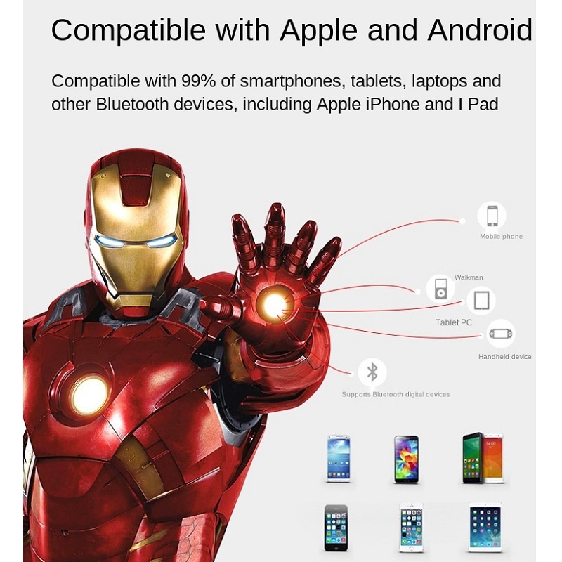 DISNEY SANRIO Tai Nghe Bluetooth Không Dây Hình Các Nhân Vật Trong Avengers