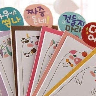 Giấy note (ghi chú) đứng hình thú đáng yêu